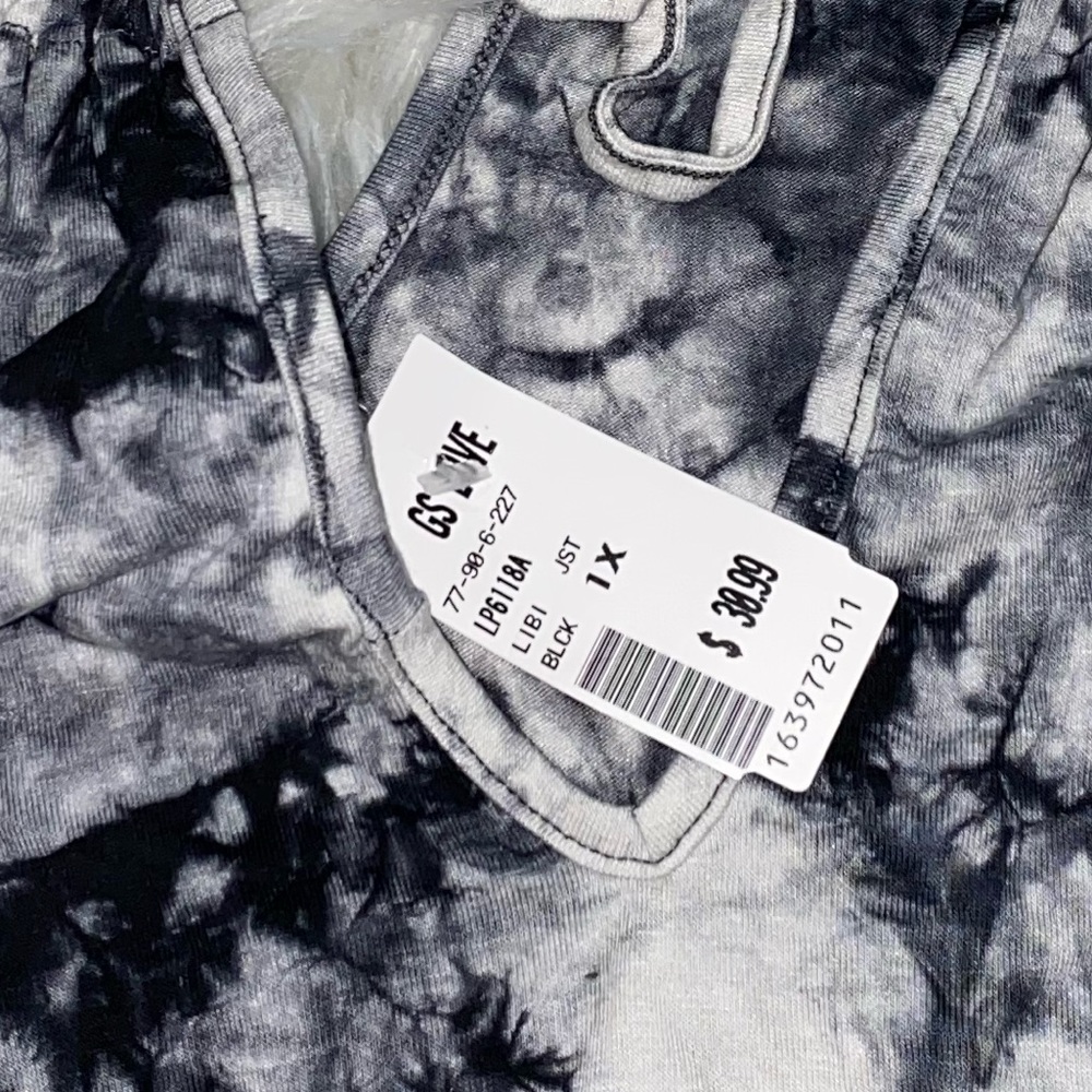 Tie dye plus size stretchy jumpsuit - Picture 6 of 8